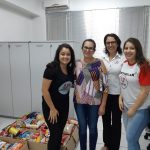 As doações arrecadadas pelo polo de Cascavel foram destinadas ao projeto Natal Solidário da Rádio Capital, paróquias e famílias carentes da cidade.